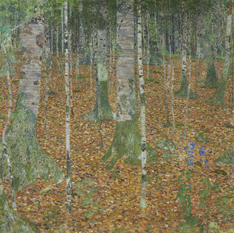 Gustav Klimt, Birch Forest