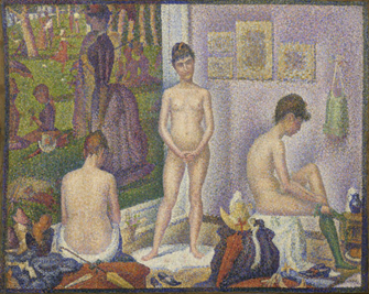 Georges Seurat, Les Poseuses, Ensemble (Petite version)